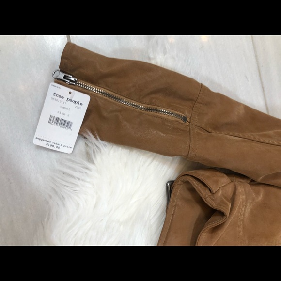 FREE PEOPLE Fenix Faux Leather Jacket - Picture 12 of 15
